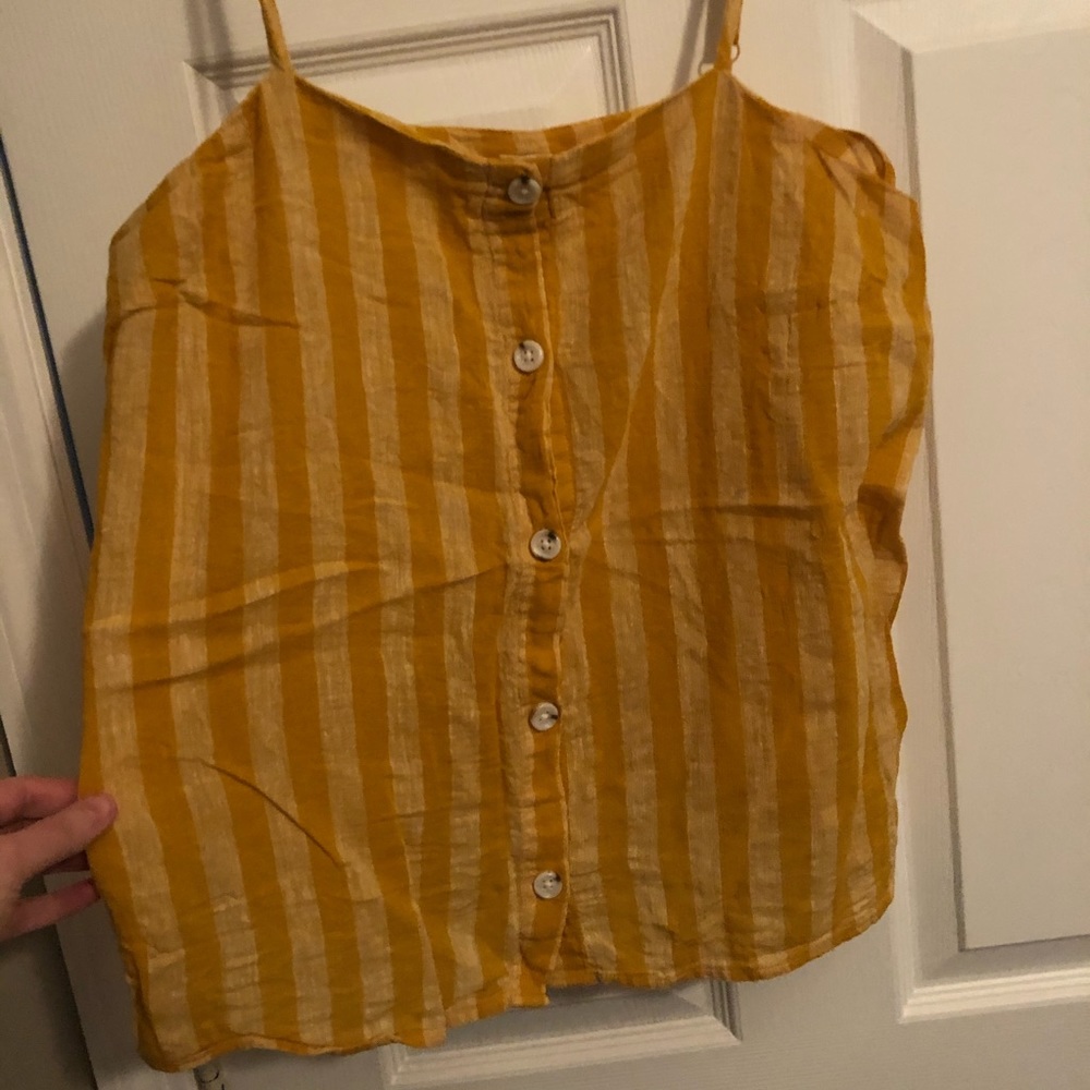 Striped Yellow Tank - Picture 6 of 6